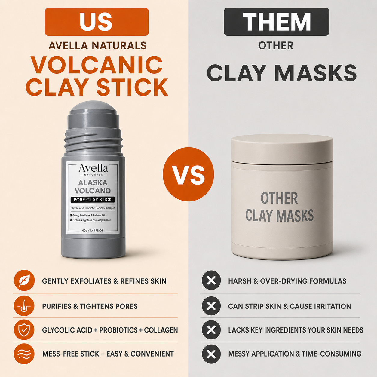 Volcanic Clay Stick